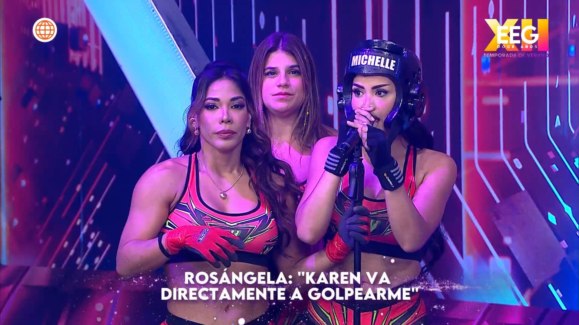 Michelle Soifer enfrentó a Rosángela Espinoza por Karen Dejo. fuente: AméricaTV