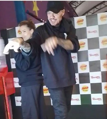 Marcelo Tinelli y Milett Figueroa se lucieron juntos en el cumpleaños del hijo menor del conductor de televisión argentino/Foto: Instagram