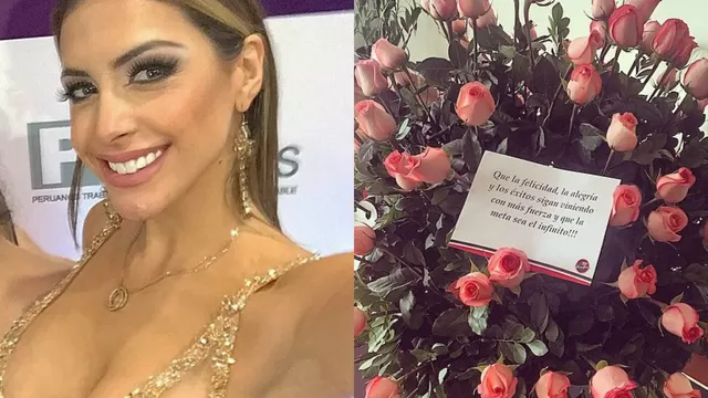 Milett Figueroa recibió flores de desconocido galán. Fotos: Instagram