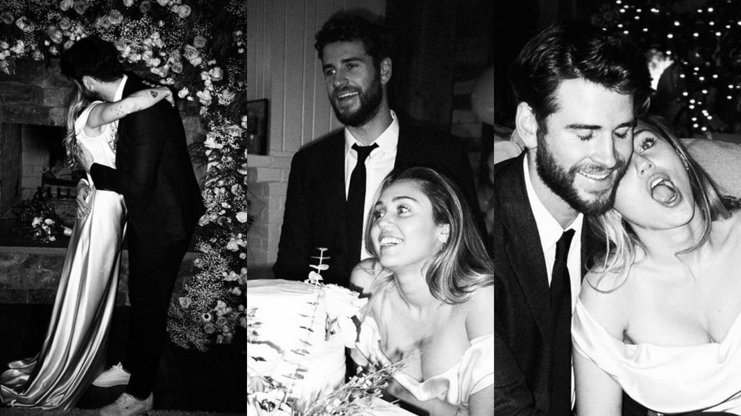 Miley Cyrus y Liam Hemsworth contrajeron matrimonio en el 2018/ Fotos: Archivo IG Miley Cyrus