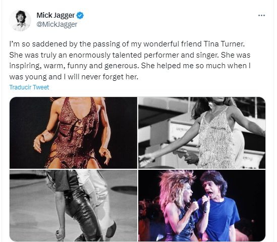 Murió Tina Turner a los 83 años 