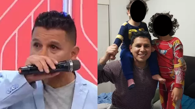 Néstor Villanueva lloró en vivo al no poder ver a sus hijos tras orden de alejamiento