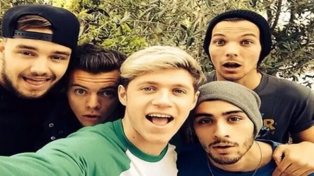 One Direction se sumó a la moda de los ‘selfie’