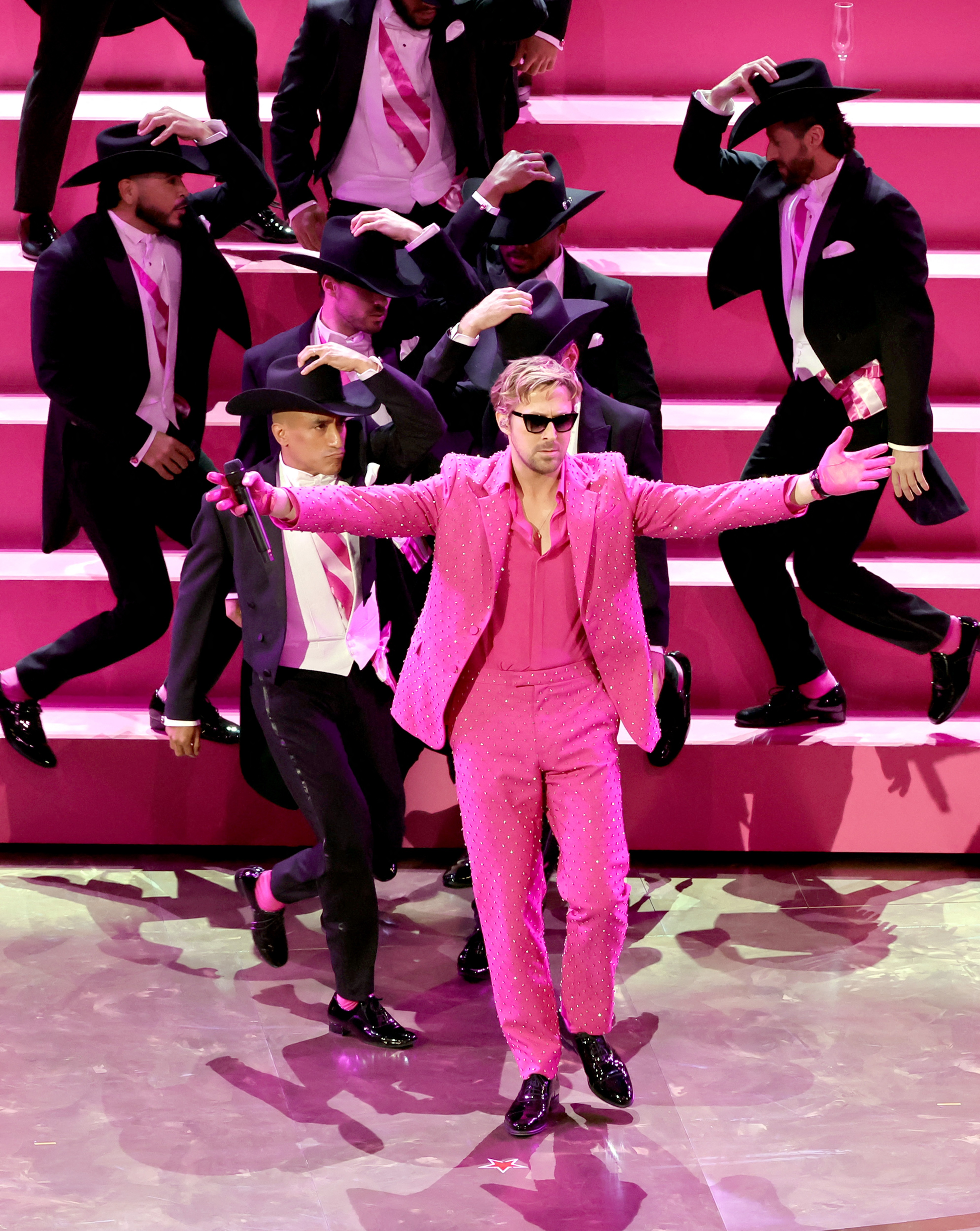 El actor Ryan Gosling interpretó el tema 'I'm Just Ken’ en la gala número 96 de los Premios Oscar / AFP 
