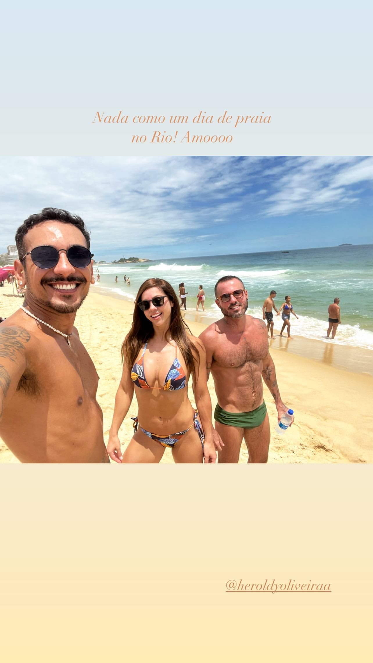 Paloma Fiuza y su espectacular figura en las playas de Brasil