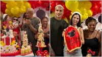 Paolo Guerrero: Doña Peta se lució feliz junto a Ana Paula Consorte en cumpleaños de su nieto