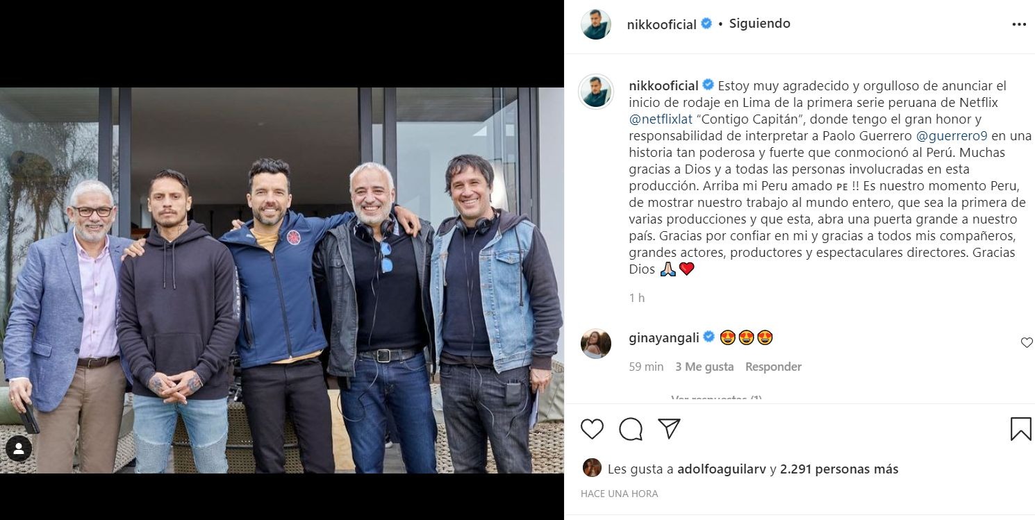 Paolo Guerrero: Nikko Ponce interpretará al futbolista en serie biográfica de Netflix