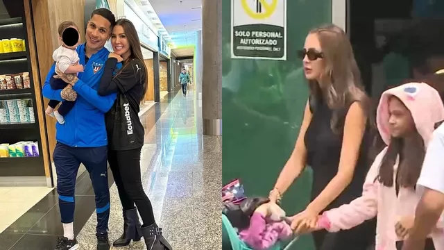 Paolo Guerrero y Ana Paula Consorte llegaron a Lima junto a sus hijos para iniciar su nueva vida en Trujillo