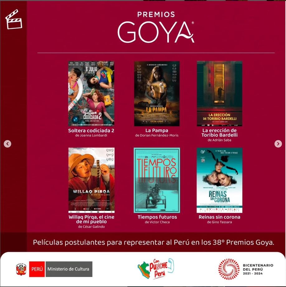 El filme peruano que dirigió el periodista Gino Tassara fue preselccionado también para participar en la 38° edición de Premios Goya de España/ Foto: IG DAFO