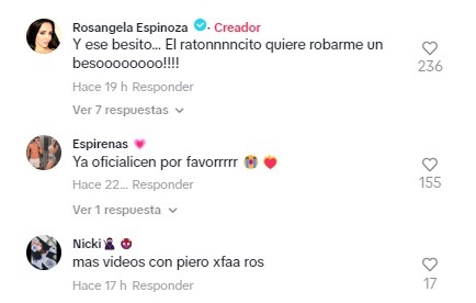 Piero Arenas sorprendió a Rosángela Espinoza con un beso y fans enloquecen: “¡Ya oficialicen!”