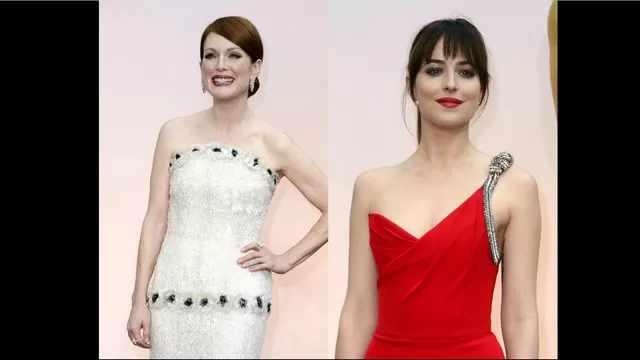 Premios Óscar: Julianne Moore y Dakota Johnson entre las mejores vestidas de la gala