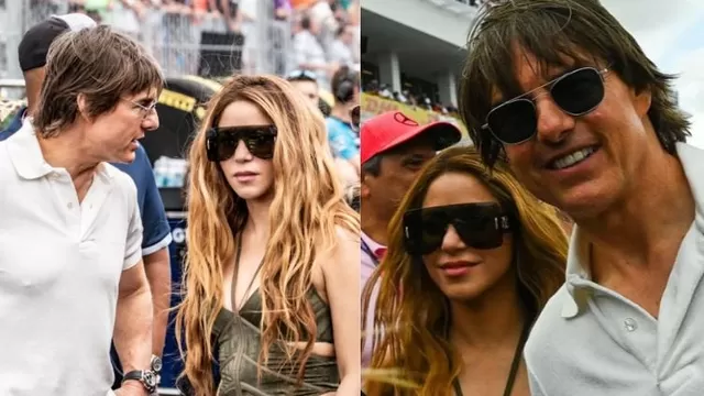 Puso un freno: Shakira le habría rogado a Tom Cruise que deje de cortejarla. Fuente: Formula 1