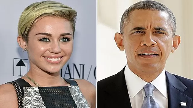 Miley y Barack. Foto: Difusión