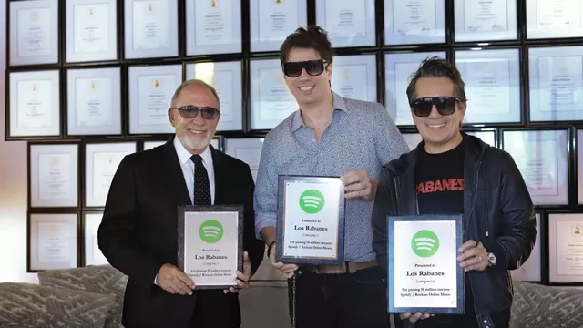Los Rabanes recibieron premio de Spotify