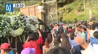 Restos de Pedro Suárez Vértiz llegaron al cementerio para su cremación