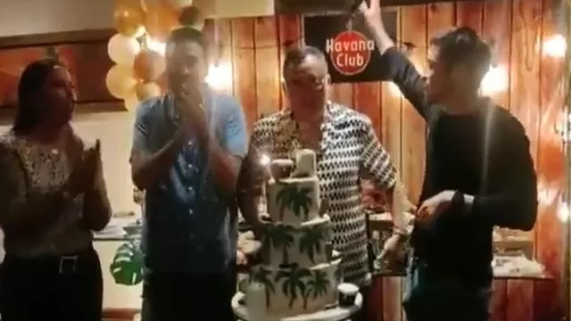 Rodrigo Cuba celebró así el cumpleaños de su padre Jorge Cuba 