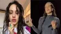 Rosalía rompió en llanto mientras cantaba en vivo ‘Beso’, tema con Rauw Alejandro