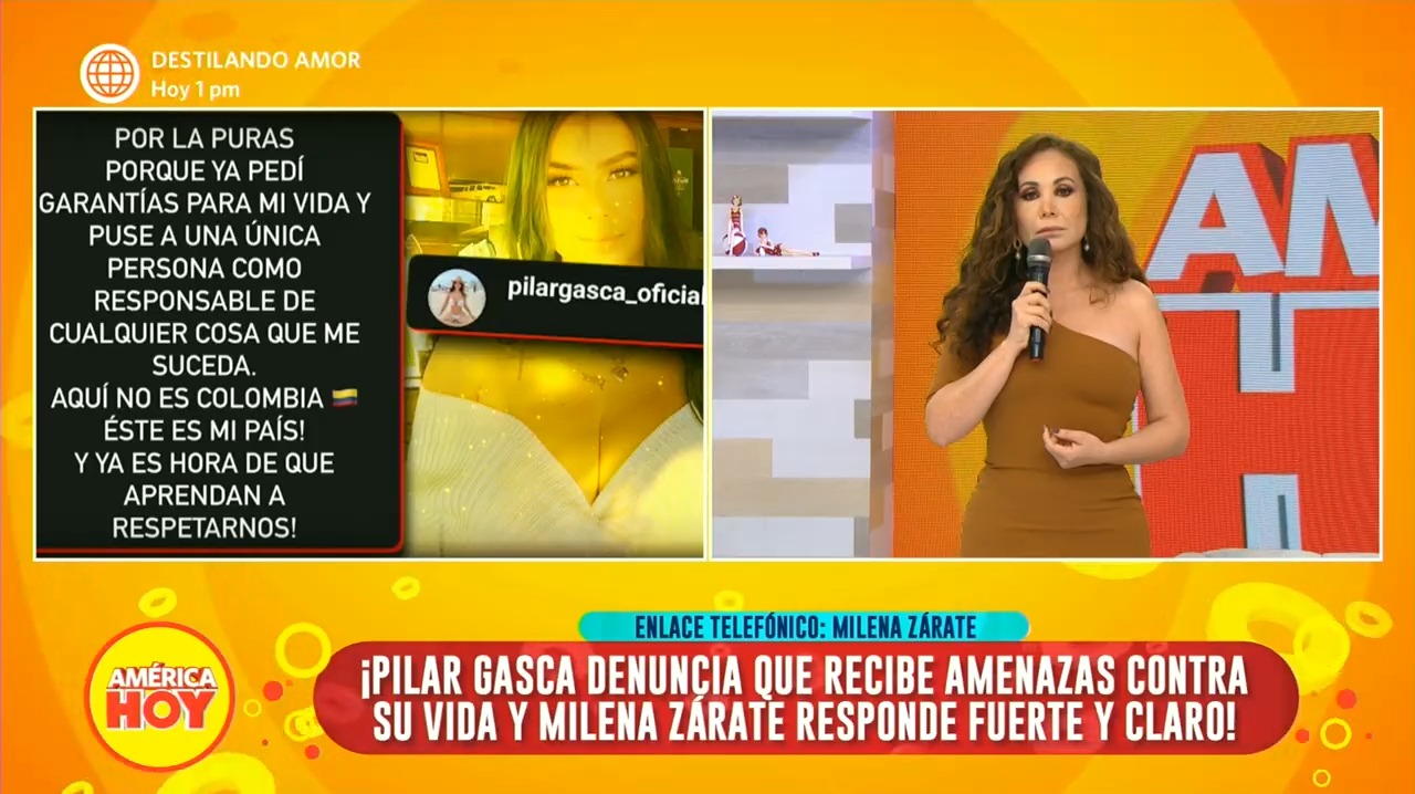 Milena Zárate respondió con todo a Pilar Gasca / América Hoy