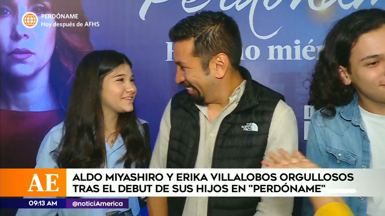 Hijos de Aldo Miyashiro y Erika Villalobos en 'Perdóname' / América Espectáculos 