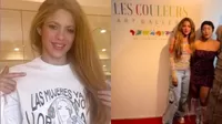 Shakira asistió a la exposición de arte de su sobrina Isabella Mebarak en Miami