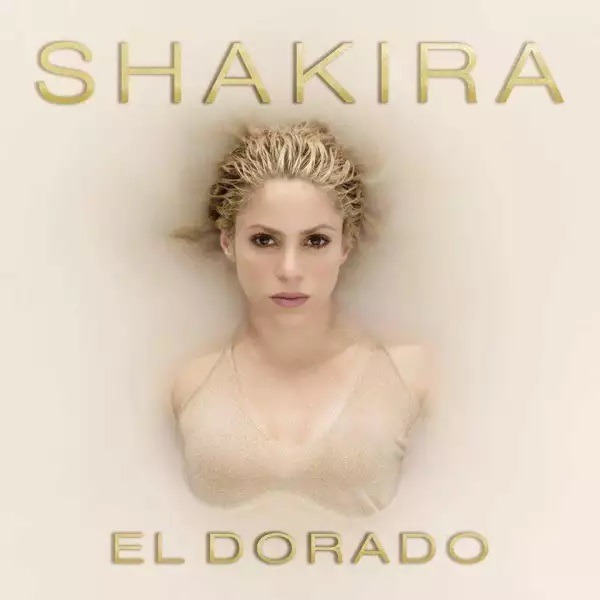 Shakira y su disco 'El dorado'. Fuente: Instagram