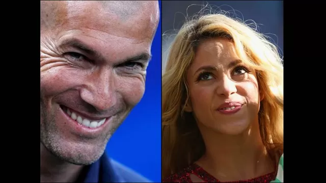 Shakira y la foto con Zidane que remece las redes sociales