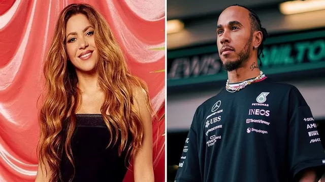 Shakira y Lewis Hamilton / Fotos: Instagram