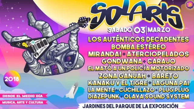 Solaris Festival: participa y gana entradas dobles para el show
