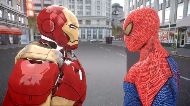 Spider-Man: Iron Man se reúne con Peter Parker y la tía May