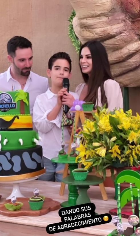 Sully Sáenz y Evan Piccolotto festejan así los 8 años de su hijo