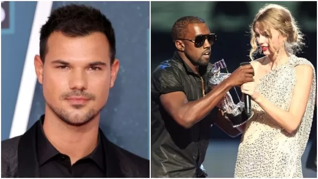 Taylor Lautner se arrepiente de no haber defendido a Taylor Swift de Kanye West