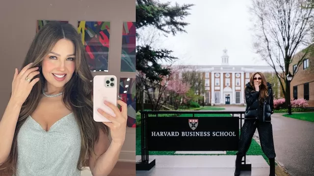 Thalía fue invitada por Harvard como empresaria y le dedicó su presentación a su padre