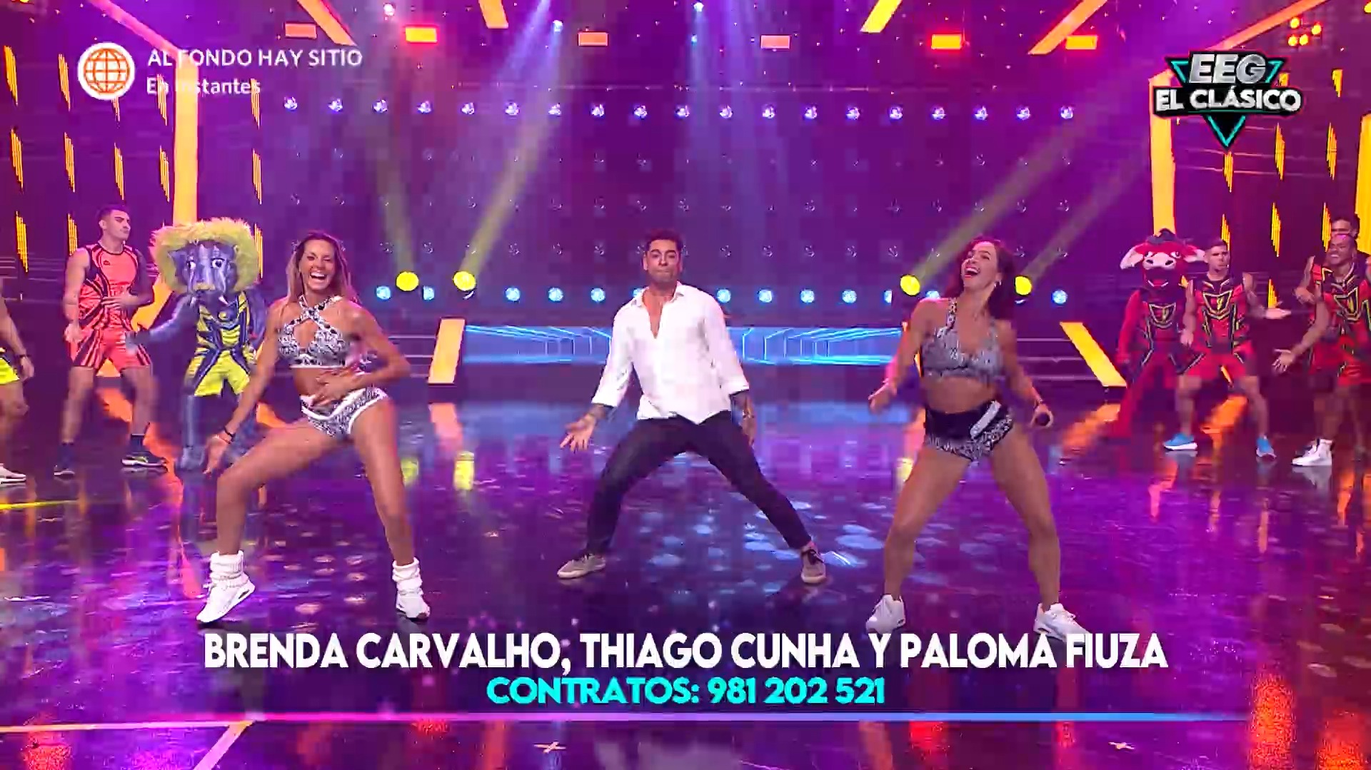 Thiago Cunha regresó a EEG con Exporto Brasil y sorprendió con sensual baile