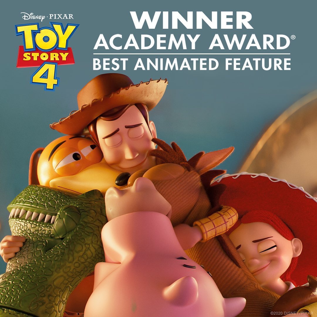 'Toy Story 4' ganó el Oscar a Mejor película animada / Instagram