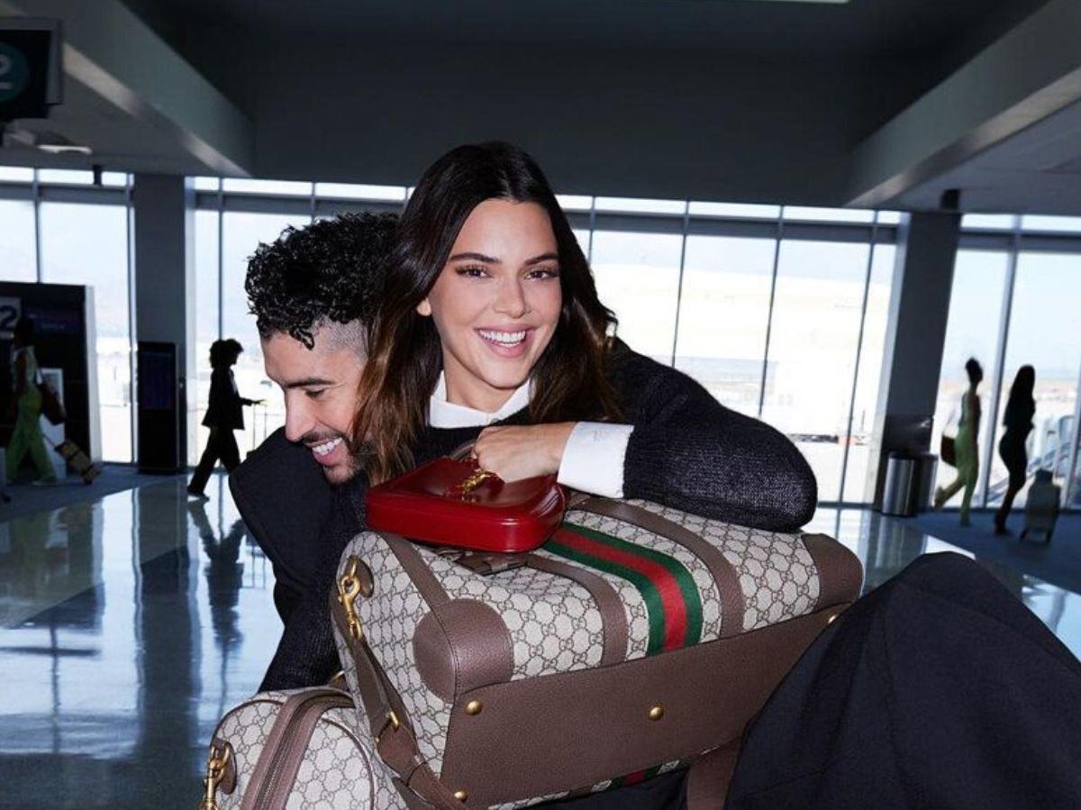 Bad Bunny y Kendall Jenner oficializaron su romance con sesión de fotos para Gucci. Fuente: Instagram