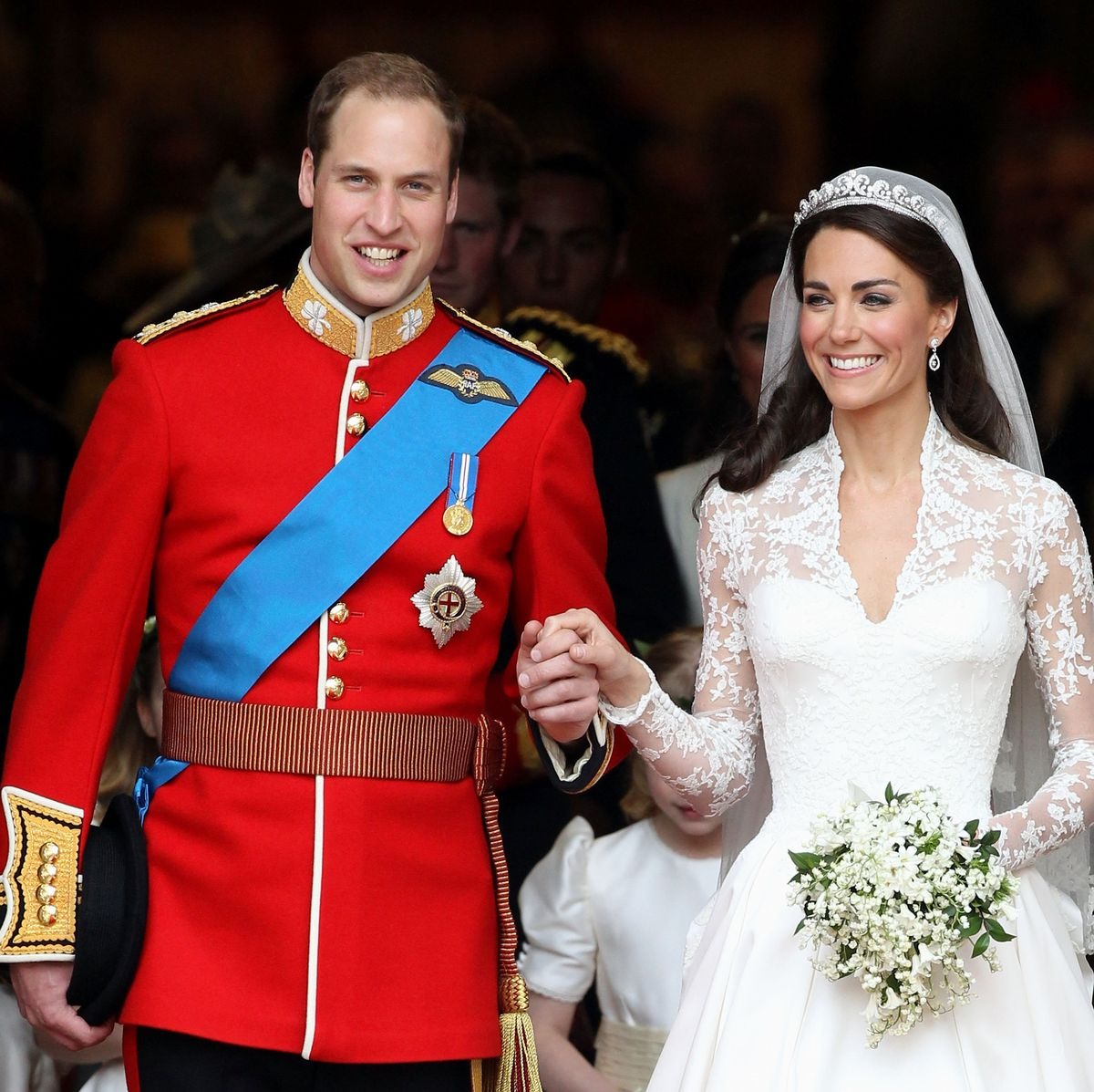 El príncipe William y Kate Middleton se casaron en 29 de abril de 2011. Fuente: AFP