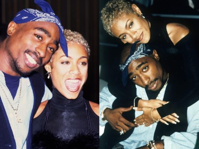 Jada Pinkett Smith y el rapero Tupac. Fuente: Instagram