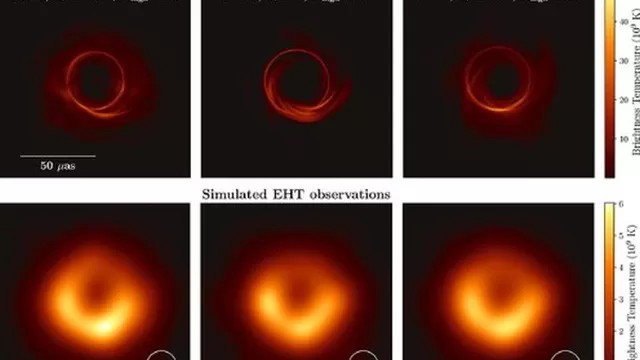 El mundo conoce desde este miércoles cómo es un agujero negro, uno de los objetos más misteriosos y sugerentes del Universo, gracias a la imagen mostrada por el consorcio internacional Telescopio Horizonte de Sucesos. Foto: @PhysicsWorld