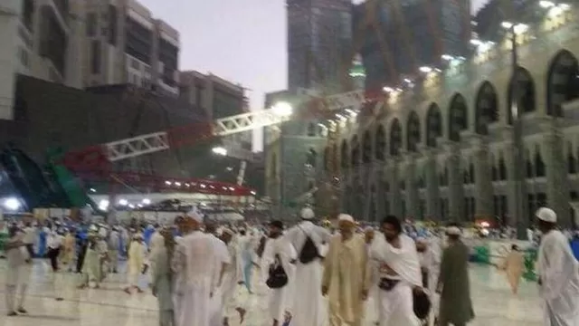 Este accidente se produce en un momento en que se acerca la peregrinaci&oacute;n anual a la Meca. (V&iacute;a: Twitter)