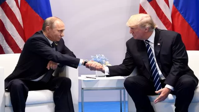 Vladimir Putin y Donald Trump. Foto: AFP