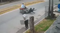Argentina: Comerciante lanzó una reja e impidió que delincuentes roben una moto