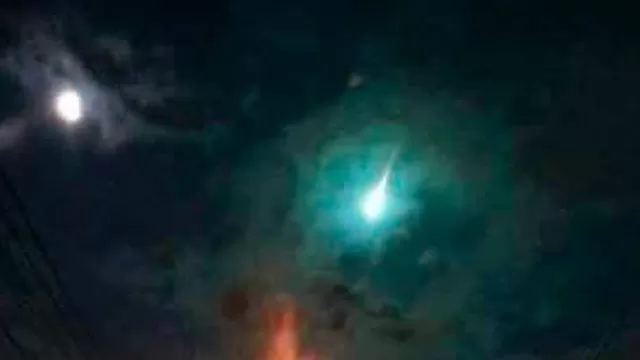 Argentina: supuesto meteorito pintó de verde el cielo de Buenos Aires 