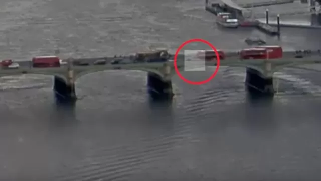 Ataque en Londres: video muestra recorrido del terrorista en el puente