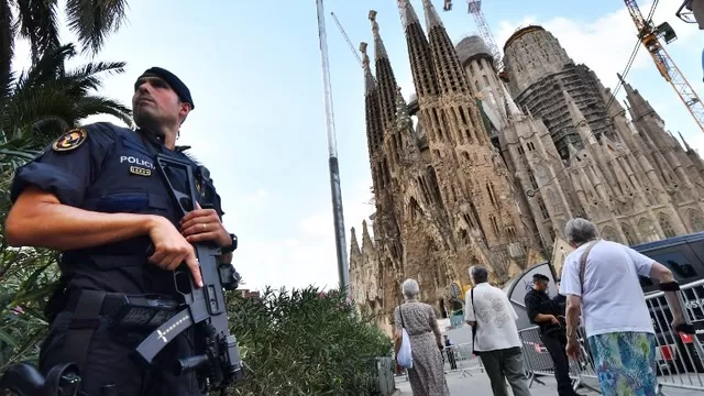 Iglesia de la Sagrada Familia, en Barcelona. Foto: AFP