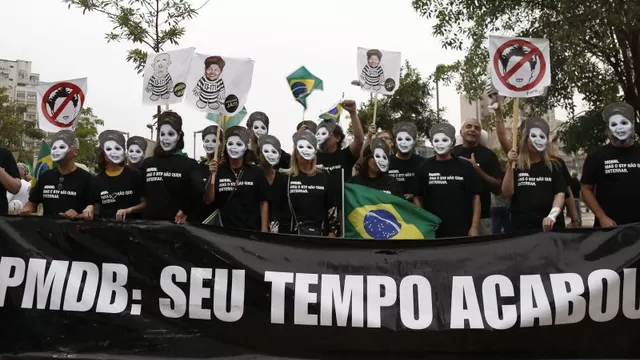 Marchas contra Dilma Rouseff. América Noticia