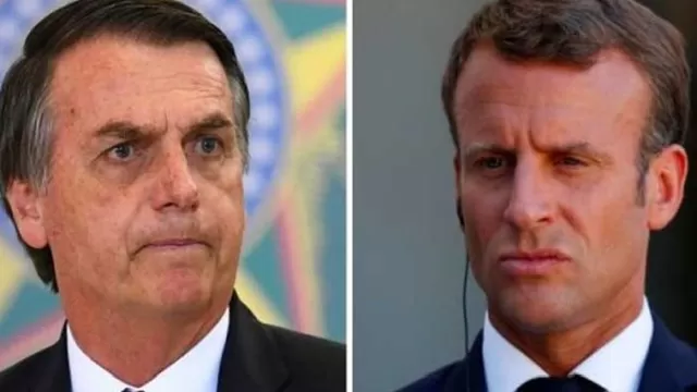 Brasil: Jair Bolsonaro dice que discutir&iacute;a ayuda de G7 para Amazon&iacute;a si Emmanuel Macron retira &quot;insultos&quot;. Foto: El Comercio