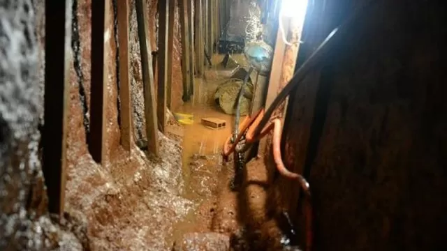 El grupo criminal ya había cavado más de 50 metros de túnel, el cual contaba con una iluminación completa y un sistema de ventilación para facilitar la huida.