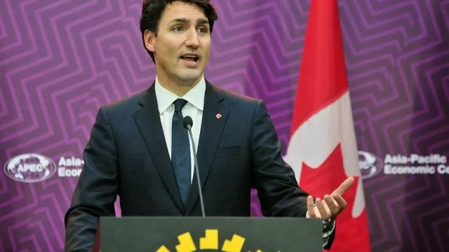 Justin Trudeau, primer ministro de Canadá. (Vía: AFP)
