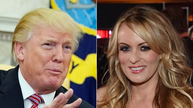 Stormy Daniels, actriz porno estadounidense vinculada a Trump. Foto: AFP