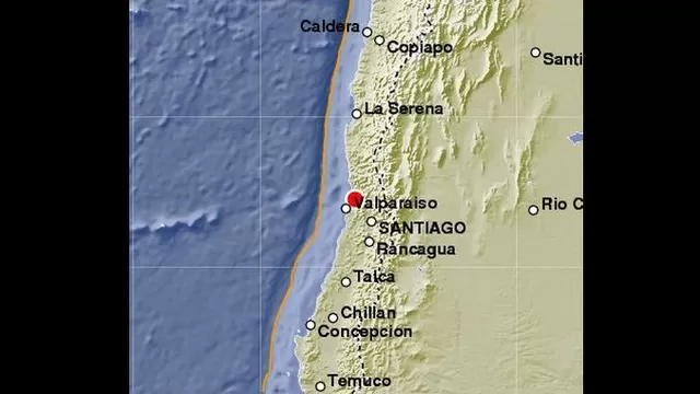 Chile: Fuerte sismo de 6.4 grados se registró en la zona central